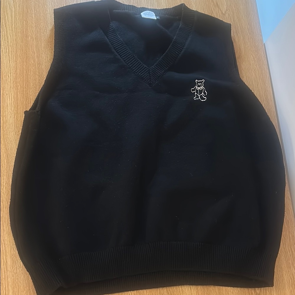 Men's Black Sweater Vest